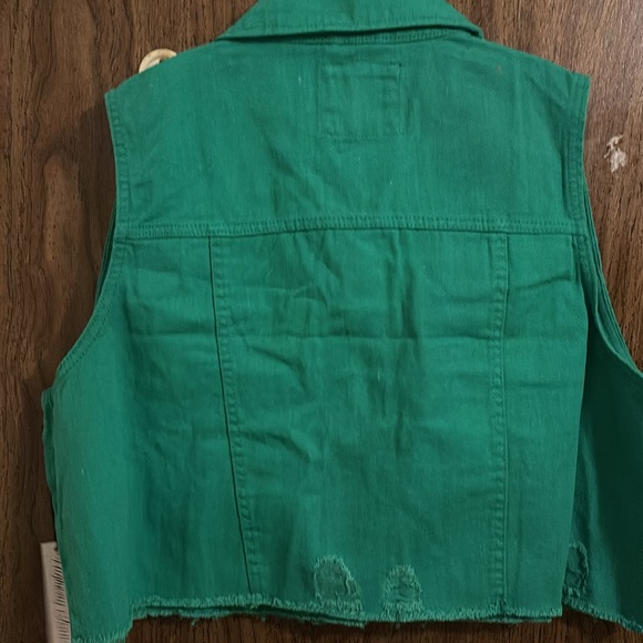 NWOT Highway Jeans green vest - Picture 4 of 4